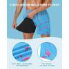 image:imageAmerican Trends Mens Swimsuits Mens Swim Trunks with Compression Liner Summer Beachwear Bathing Suit for Men5 Sky Blue Flamingo