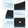 image:imageAmerican Trends Mens Swimsuits Mens Swim Trunks with Compression Liner Summer Beachwear Bathing Suit for MenBlack Blue Gradient