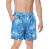image:imageAmerican Trends Mens Swimsuits Mens Swim Trunks with Compression Liner Summer Beachwear Bathing Suit for MenF2 Blue Tie Dye