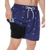Navy Blue Fish Bone
