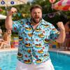 image:imageAmerican Trends Big and Tall Hawaiian Shirts for Men Short Sleeve Plus Size 4XL 5XL 6XL Relaxed Fit Vacation Beach WearBigfoot Duck Novelty