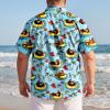 image:imageAmerican Trends Big and Tall Hawaiian Shirts for Men Short Sleeve Plus Size 4XL 5XL 6XL Relaxed Fit Vacation Beach WearBigfoot Duck Novelty
