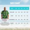 image:imageAmerican Trends Big and Tall Hawaiian Shirts for Men Short Sleeve Plus Size 4XL 5XL 6XL Relaxed Fit Vacation Beach WearTropical Green Alien