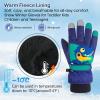 image:imageAmerican Trends Winter Gloves for Kids Waterproof Boys Girls Cute Snow Ski Gloves Toddler Snowboarding Gloves Windproof01 NavyDinosaur