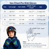 image:imageAmerican Trends Winter Gloves for Kids Waterproof Boys Girls Cute Snow Ski Gloves Toddler Snowboarding Gloves Windproof01 NavyDinosaur