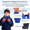 image:imageAmerican Trends Winter Gloves for Kids Waterproof Boys Girls Cute Snow Ski Gloves Toddler Snowboarding Gloves Windproof01 Royal BlueDinosaur