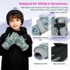 image:imageAmerican Trends Winter Gloves for Kids Waterproof Boys Girls Cute Snow Ski Gloves Toddler Snowboarding Gloves WindproofGrey