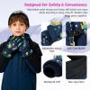 image:imageAmerican Trends Winter Gloves for Kids Waterproof Boys Girls Cute Snow Ski Gloves Toddler Snowboarding Gloves WindproofNavy