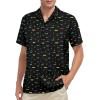 image:imageAmerican Trends Hawaiian Button Down Short Sleeve ShirtMardi Gras Night
