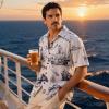 image:imageAmerican Trends Hawaiian Button Down Short Sleeve ShirtPirate