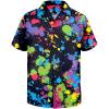 Black Neon Splatter