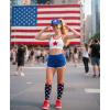 image:imageAmerican Trends Knee High Socks for Women Striped Tube Socks Youth Athletic Soccer SocksAmerican Flag  Star