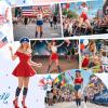 image:imageAmerican Trends Knee High Socks for Women Striped Tube Socks Youth Athletic Soccer SocksRed Striped Star