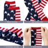 image:imageAmerican Trends Knee High Socks for Women Striped Tube Socks Youth Athletic Soccer SocksRed Striped Star