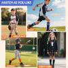 image:imageAmerican Trends Toddler Kids Youth Soccer SocksLong Knee High Socks for Boys Girls Baseball Softball Football 112 years3 Pack Blue Red Green