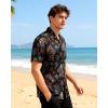 image:imageNeon Shirts for Men  Vibrant Print Short Sleeve Button Down Rave Outfit for Party Festivals amp VacationsNeon Bigfoot