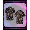 image:imageNeon Shirts for Men  Vibrant Print Short Sleeve Button Down Rave Outfit for Party Festivals amp VacationsNeon Dinosaur