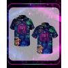 image:imageNeon Shirts for Men  Vibrant Print Short Sleeve Button Down Rave Outfit for Party Festivals amp VacationsNeon Raccoon