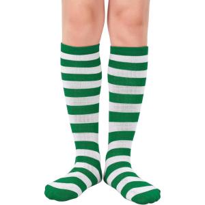 image:imageAmerican Trends Toddler Kids Youth Soccer SocksLong Knee High Socks for Boys Girls Baseball Softball Football 112 years1 Pack Striped Green White
