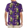 image:imageFunny Hawaiian Shirts for Men Short Sleeve Fun Beach Shirts Mens Casual Button Down Summer Vacation WearMardi Gras Gator