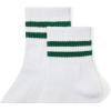 image:imageAmerican Trends Kids Athletic Boys Girls Crew Socks Toddler Striped Socks School Uniform Socks 4 Pairs 412 Years1 Pair Green Stripes