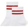 image:imageAmerican Trends Kids Athletic Boys Girls Crew Socks Toddler Striped Socks School Uniform Socks 4 Pairs 412 Years1 Pair Red Stripes