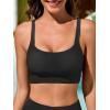 image:imageWomens Fashion Bikini Swim Top Comfortable Supportive Sports Bra Swimsuit Top for Swimming Beach YogaBlack