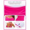 image:imageAmerican Trends Womens One Piece Swimsuit Tummy Control Slimming Bathing Suit Shell Stitch Color Block Cross Back SwimwearHot Pink