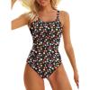 B Black Colorful Floral