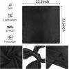 image:imageAmerican Trends Satin Scarf with Gift Pack235 Square Neck Scarf for women Lightweight Silk Hair Scarves for CasualPartyBlack