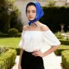 image:imageAmerican Trends Satin Scarf with Gift Pack235 Square Neck Scarf for women Lightweight Silk Hair Scarves for CasualPartyBlue