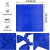 image:imageAmerican Trends Satin Scarf with Gift Pack235 Square Neck Scarf for women Lightweight Silk Hair Scarves for CasualPartyBlue