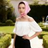 image:imageAmerican Trends Satin Scarf with Gift Pack235 Square Neck Scarf for women Lightweight Silk Hair Scarves for CasualPartyPink