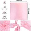 image:imageAmerican Trends Satin Scarf with Gift Pack235 Square Neck Scarf for women Lightweight Silk Hair Scarves for CasualPartyPink