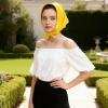 image:imageAmerican Trends Satin Scarf with Gift Pack235 Square Neck Scarf for women Lightweight Silk Hair Scarves for CasualPartyYellow