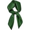image:imageAmerican Trends Satin Scarf with Gift Pack235 Square Neck Scarf for women Lightweight Silk Hair Scarves for CasualPartyArmy Green