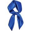 image:imageAmerican Trends Satin Scarf with Gift Pack235 Square Neck Scarf for women Lightweight Silk Hair Scarves for CasualPartyBlue