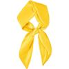image:imageAmerican Trends Satin Scarf with Gift Pack235 Square Neck Scarf for women Lightweight Silk Hair Scarves for CasualPartyYellow