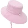 image:imageAmerican Trends Kids Sun Hat Toddler Wide Brim amp Adjustable UPF 50 Sun Protection Hat for Boys Girls 6 Months8 YearsPink