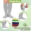 image:imageAmerican Trends 2 Pairs Baseball Soccer Socks Youth Boy Girl Kids Toddler Softball Football Tball Socks Knee High AccessoriesGrey