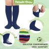 image:imageAmerican Trends 2 Pairs Baseball Soccer Socks Youth Boy Girl Kids Toddler Softball Football Tball Socks Knee High AccessoriesNavy