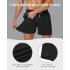image:imageAmerican Trends Mens Swim Trunks 7 Inch with Compression Liner  Quick Dry UPF 50 Beach Bathing Suit for Men5 Black