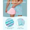 image:imageAmerican Trends Mens Swim Trunks 7 Inch with Compression Liner  Quick Dry UPF 50 Beach Bathing Suit for Men5 Pink Coconut Tree