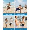 image:imageAmerican Trends Mens Swim Trunks 7 Inch with Compression Liner  Quick Dry UPF 50 Beach Bathing Suit for MenBlack Trunks