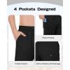 image:imageAmerican Trends Mens Swim Trunks 7 Inch with Compression Liner  Quick Dry UPF 50 Beach Bathing Suit for MenF2 All Black