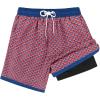 image:imageAmerican Trends Mens Swim Trunks 7 Inch with Compression Liner  Quick Dry UPF 50 Beach Bathing Suit for MenF2 Fish Scales