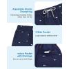 image:imageAmerican Trends Mens Swim Trunks 7 Inch with Compression Liner  Quick Dry UPF 50 Beach Bathing Suit for MenNavy Blue Fish Bone