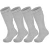 image:imageAmerican Trends 2 Pairs Baseball Soccer Socks Youth Boy Girl Kids Toddler Softball Football Tball Socks Knee High AccessoriesGrey