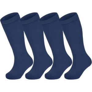 image:imageAmerican Trends 2 Pairs Baseball Soccer Socks Youth Boy Girl Kids Toddler Softball Football Tball Socks Knee High AccessoriesNavy