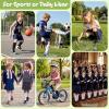 image:imageAmerican Trends 2 Pairs Kids Toddler Baseball Soccer Socks Youth Boy Girl Softball Football Tball Socks Knee High AccessoriesBlack  White